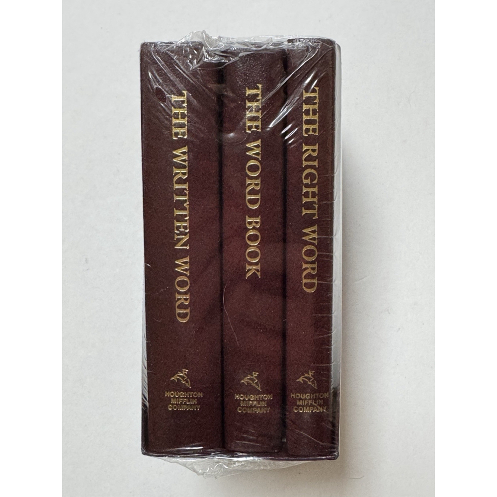 The Word Book, Right Word , Written Word - Box Desk Set Houghton Mifflin
